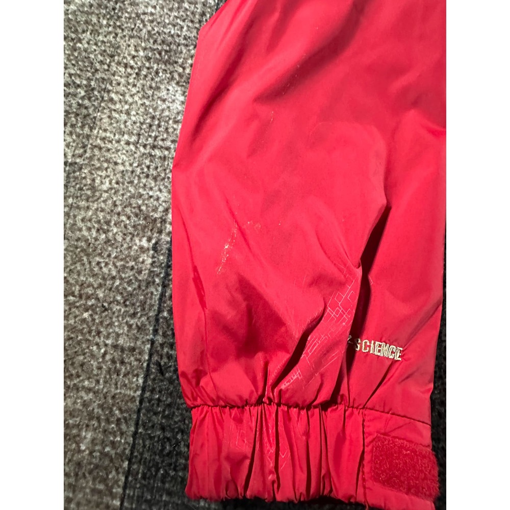 Volcom Red Jacket With Gray Hood - image 7